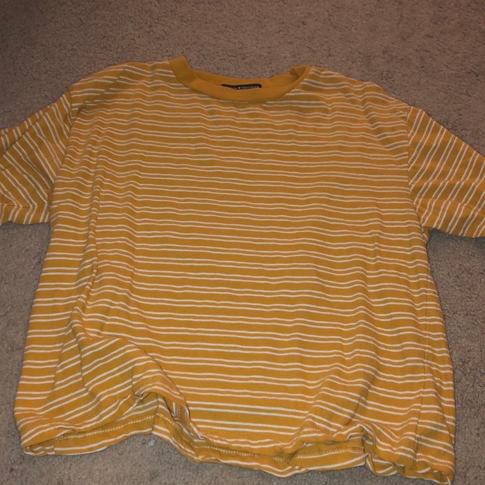 Brandy Melville yellow t-shirt